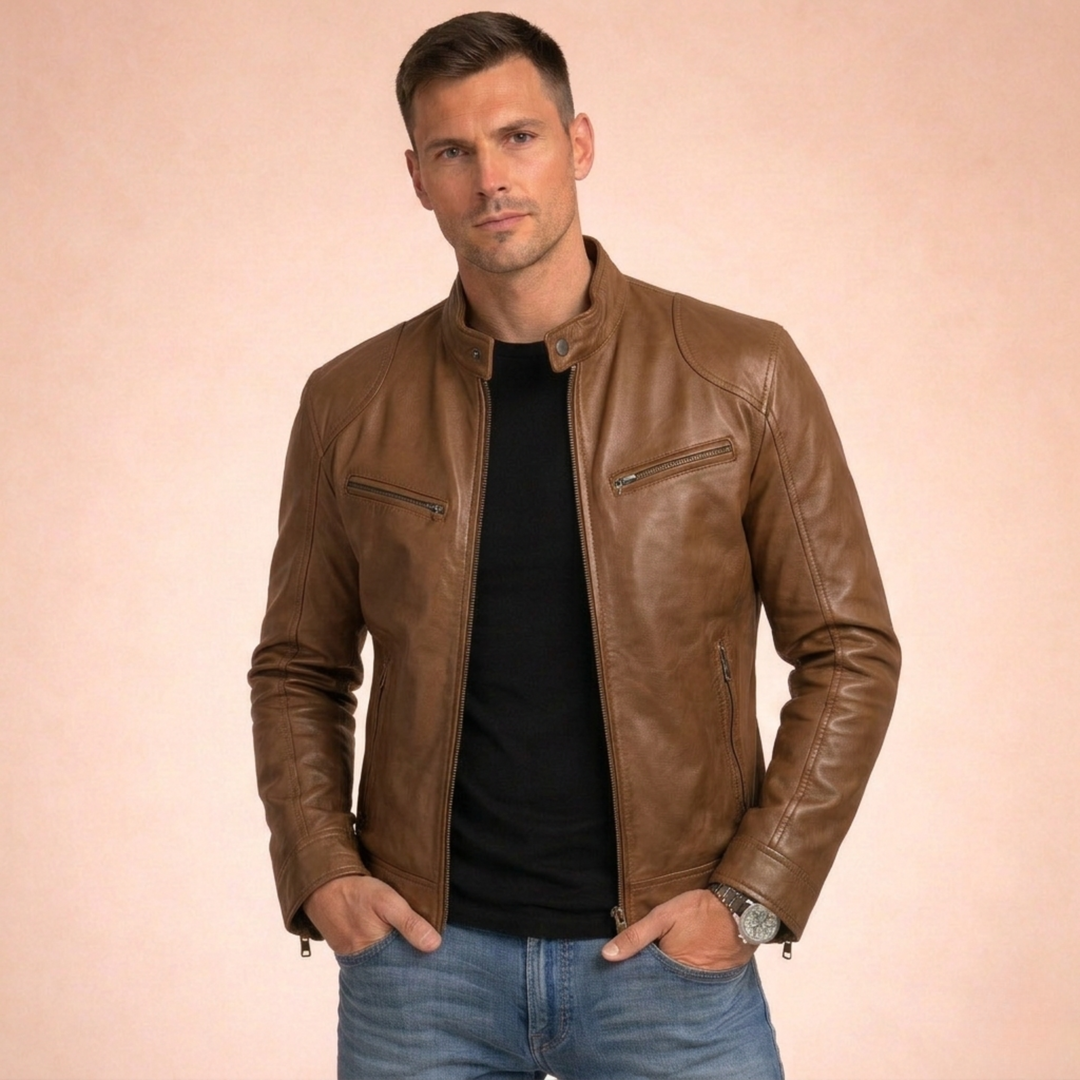 William | Comfortable &amp; Timeless Leather Jacket