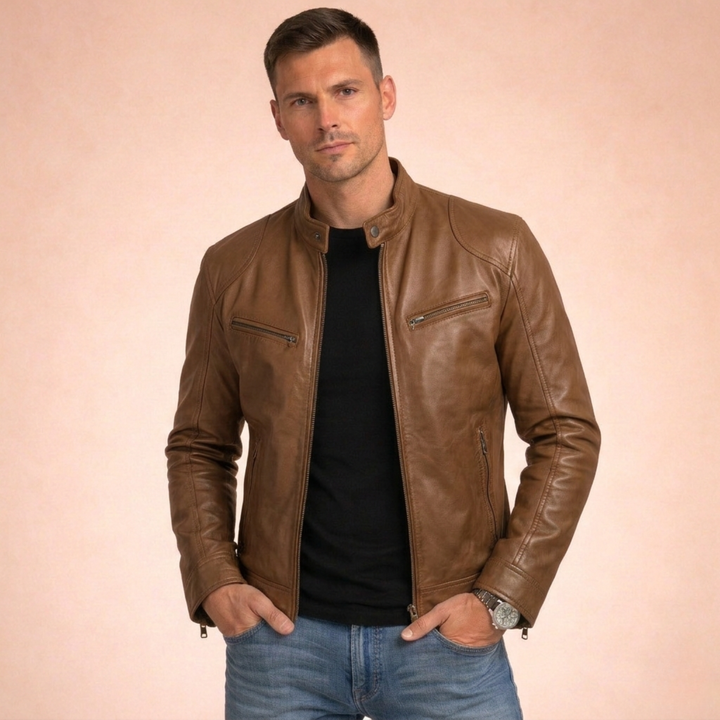 William | Comfortable &amp; Timeless Leather Jacket