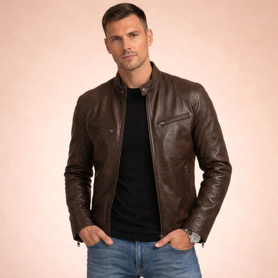 William | Comfortable &amp; Timeless Leather Jacket