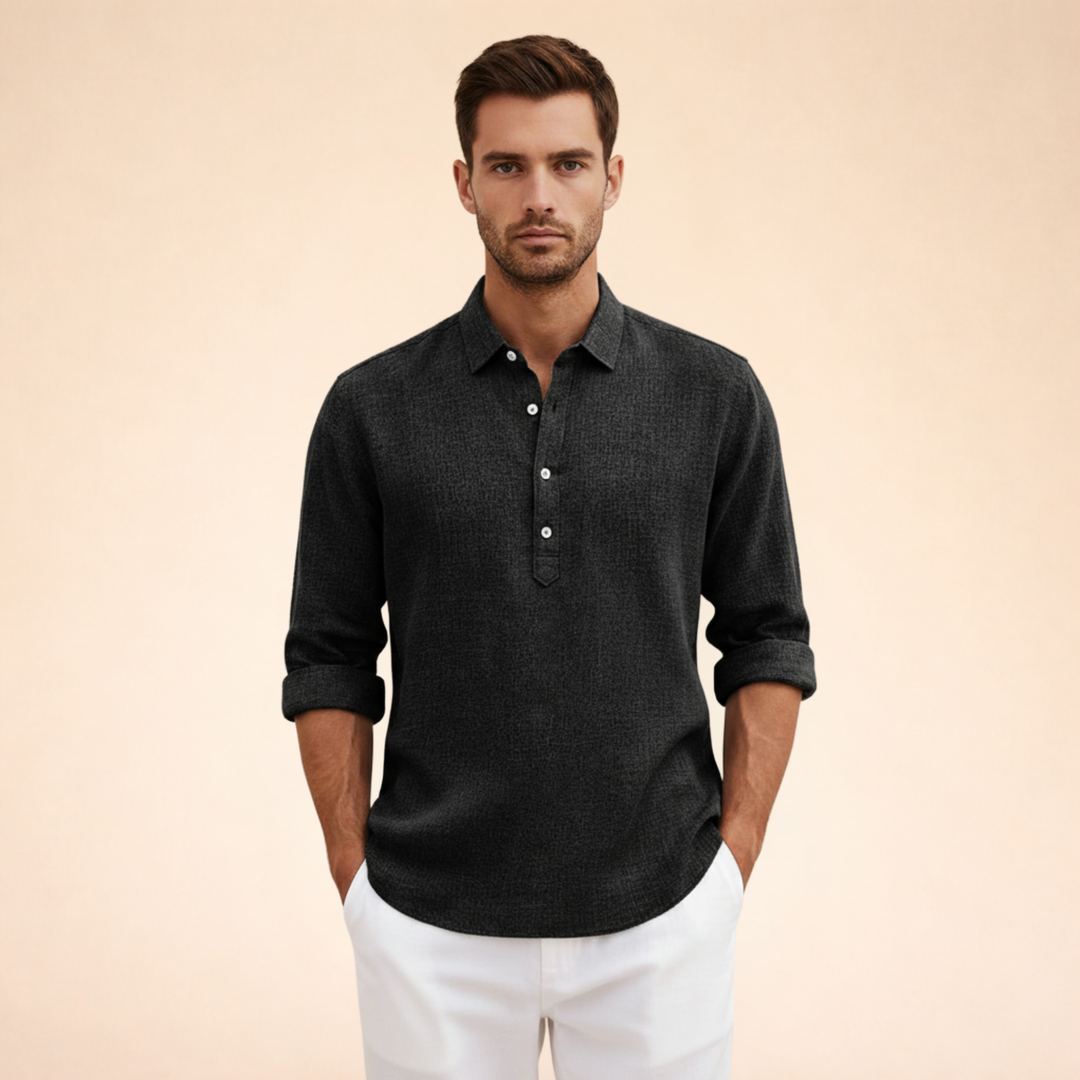 Luca | Leinen Sommerpolo