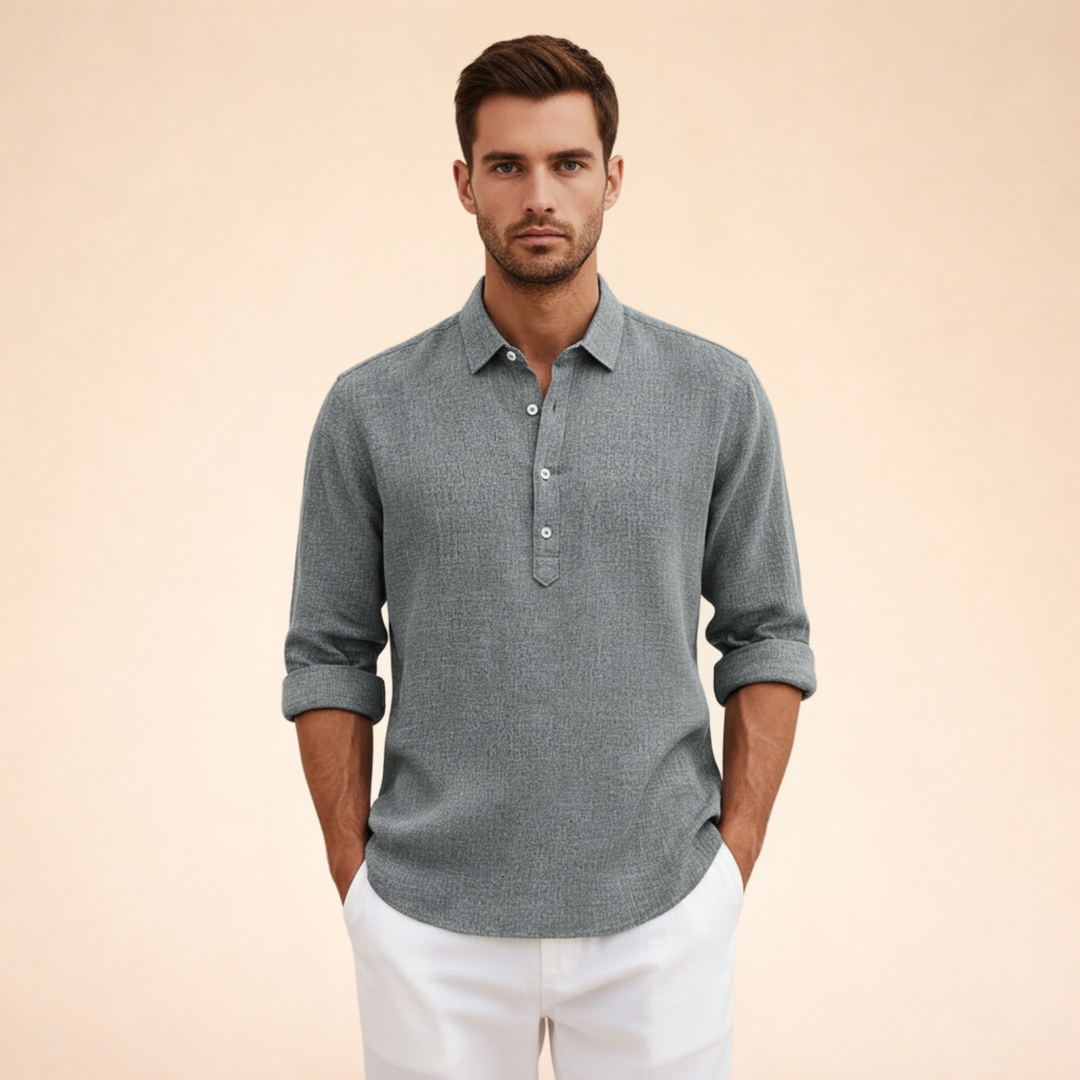 Luca | Leinen Sommerpolo
