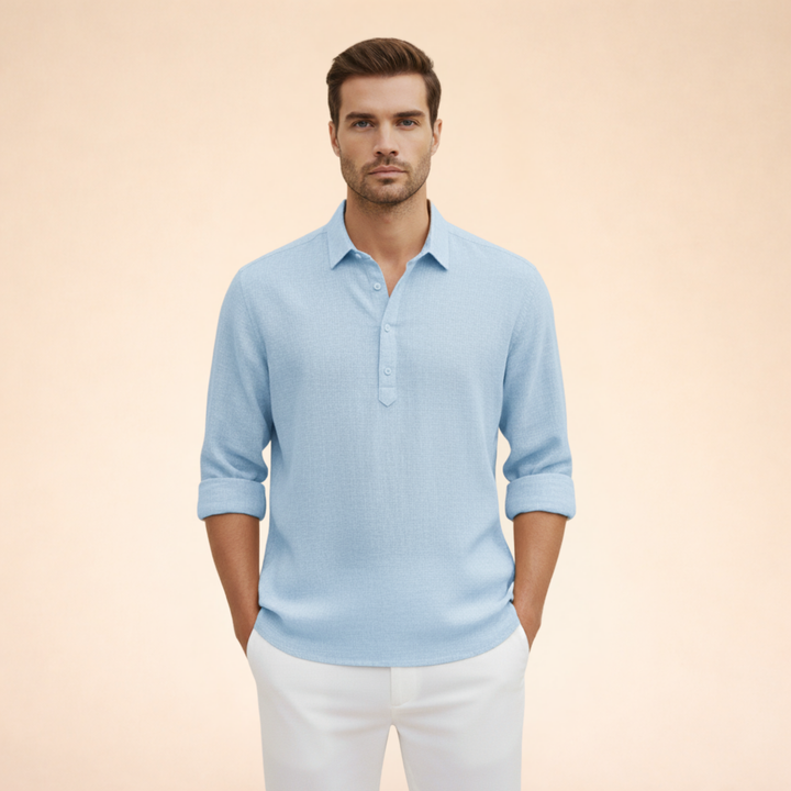 Luca | Leinen Sommerpolo