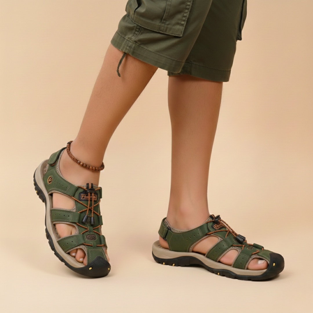 Robert | Stylische &amp; Bequeme Orthopädische Sandalen