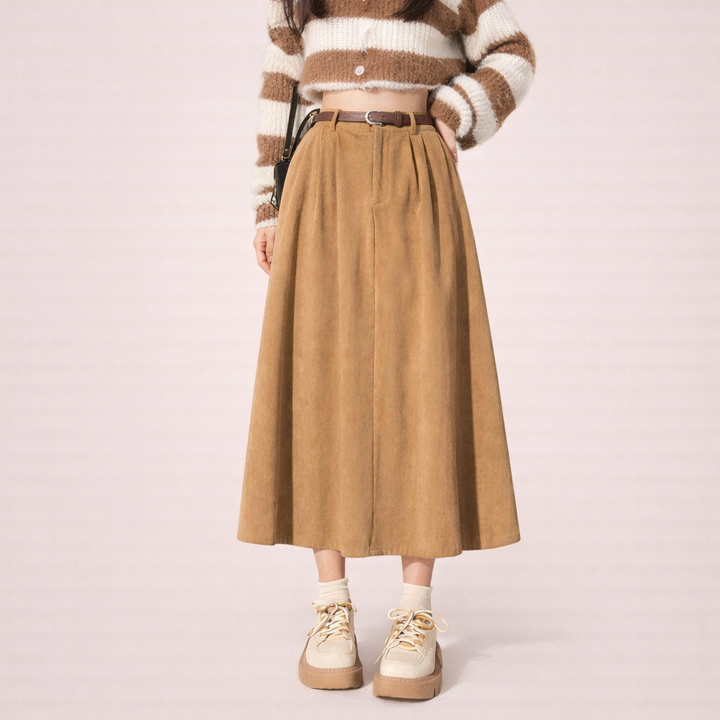 Mary | Bequemer &amp; plissierter Midirock