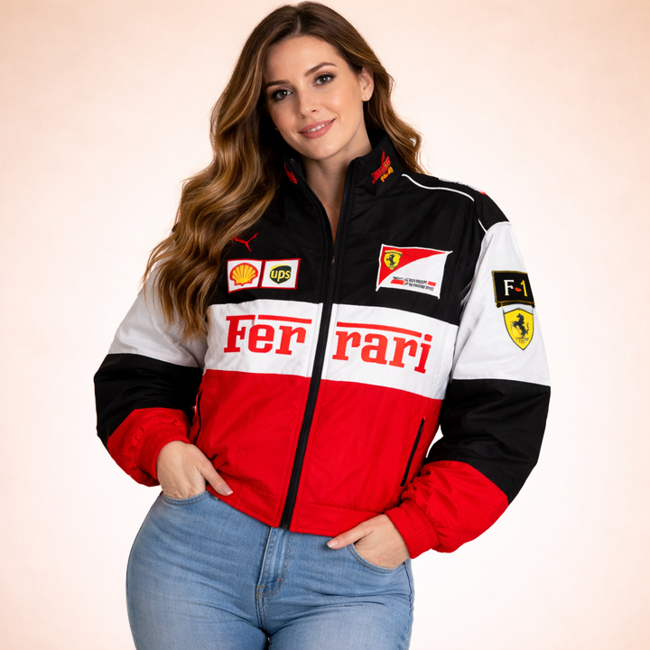 Natasha | Stylische &amp; Robuste Rennfahrerjacke