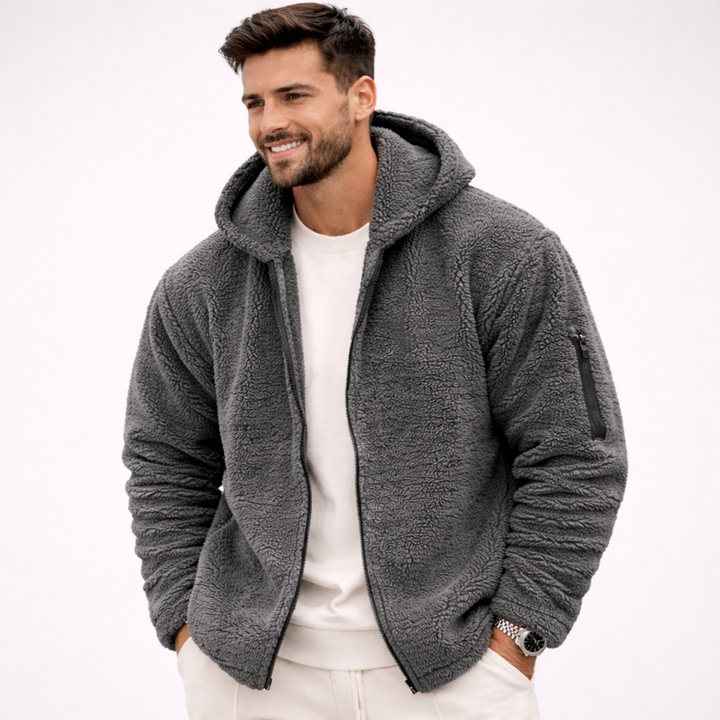 Marcus | Warme und sportliche Kapuzen-Winterjacke für Herren