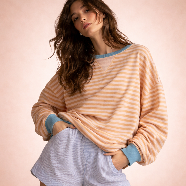 Elena | Trendiges und gemütliches Oversized-Damen-Sweatshirt