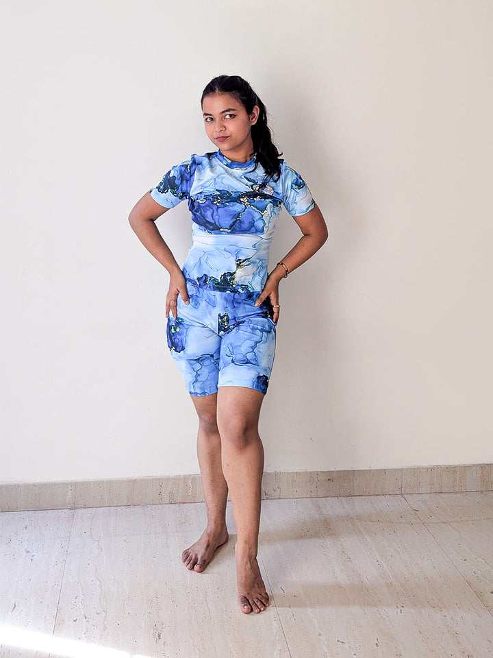 Dive Into Style – The Ocean Blue Co-ord Set 🌊💙
