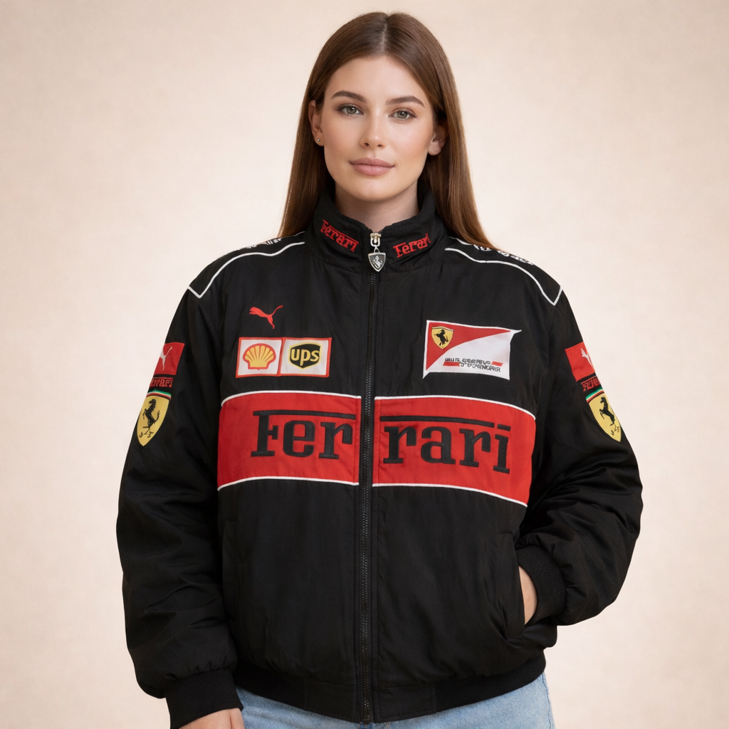 Natasha | Stylische &amp; Robuste Rennfahrerjacke
