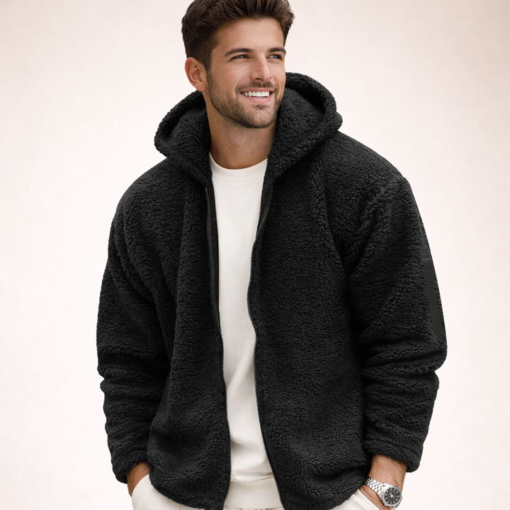 Marcus | Warme und sportliche Kapuzen-Winterjacke für Herren