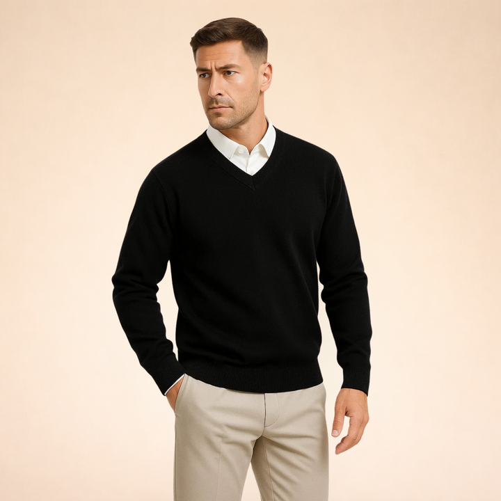 Noah | Kaschmir-V-Pullover
