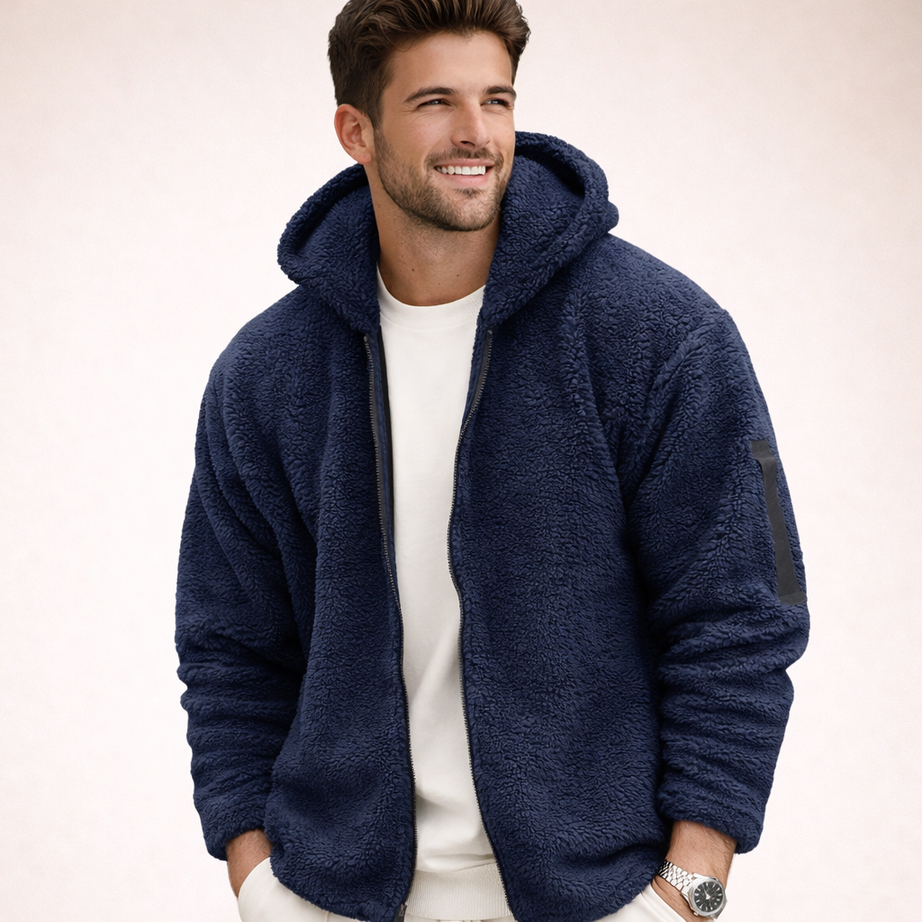 Marcus | Warme und sportliche Kapuzen-Winterjacke für Herren