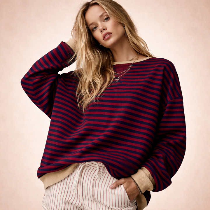 Elena | Trendiges und gemütliches Oversized-Damen-Sweatshirt