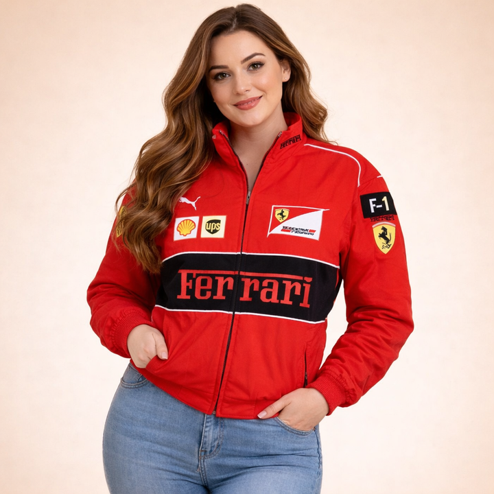 Natasha | Stylische &amp; Robuste Rennfahrerjacke