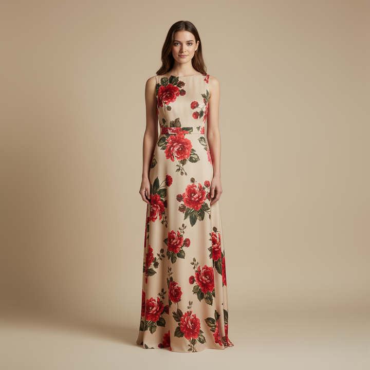 Sofia | Elegantes geblümtes Kleid