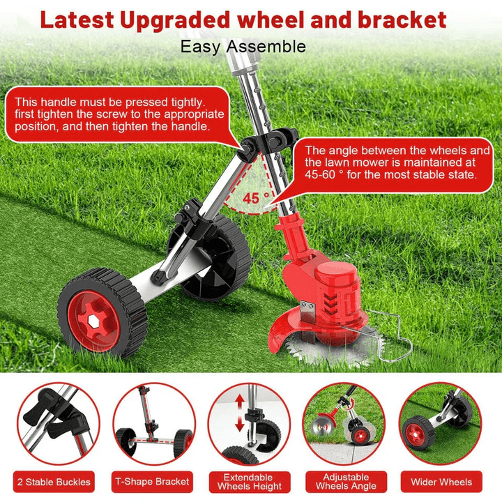 Battery Powered Weed Eater - #2025 New Weed Eater [2 Battery Pack Free]