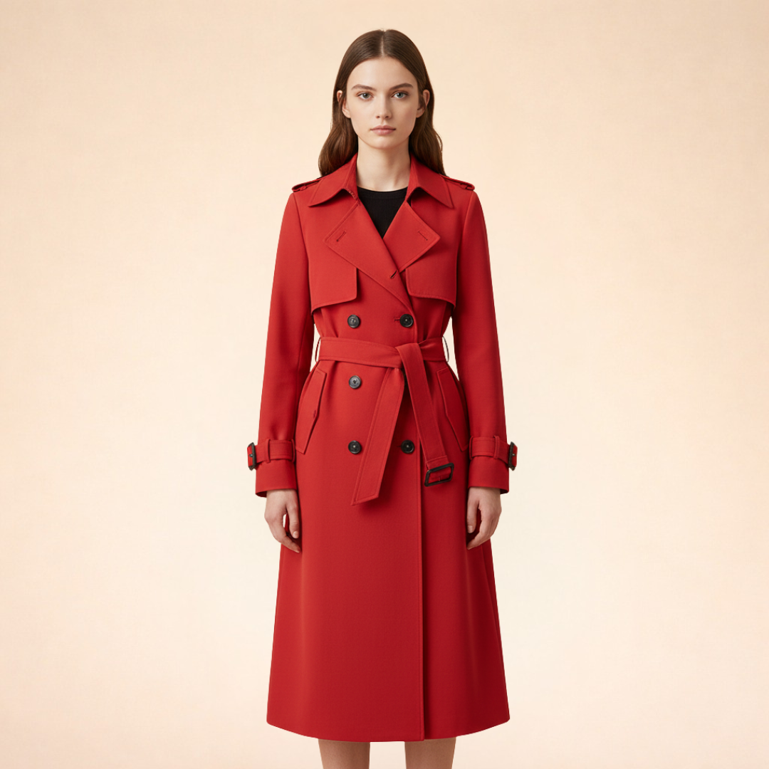 Serena | Klassischer Trenchcoat mit zeitloser Eleganz