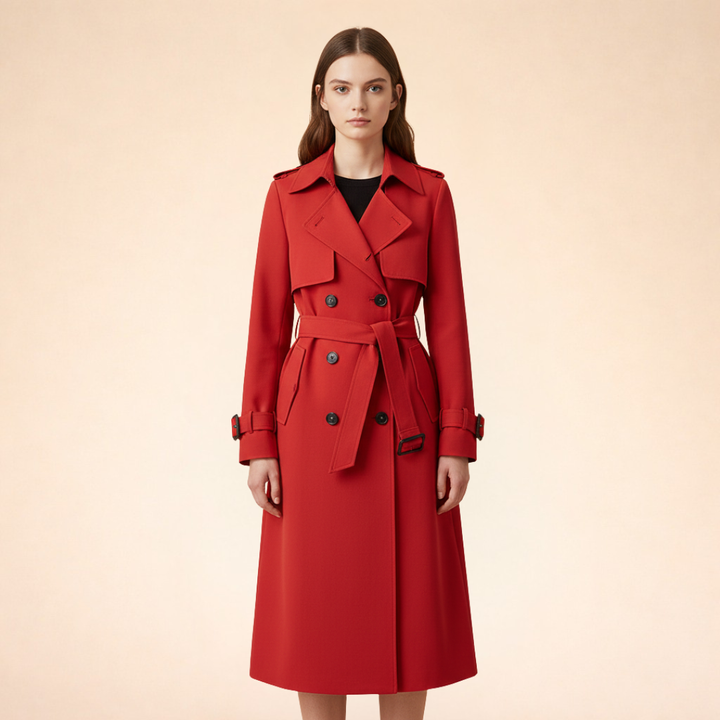 Serena | Klassischer Trenchcoat mit zeitloser Eleganz
