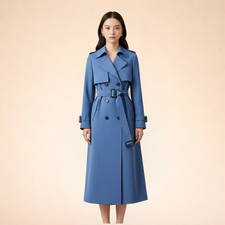 Serena | Klassischer Trenchcoat mit zeitloser Eleganz