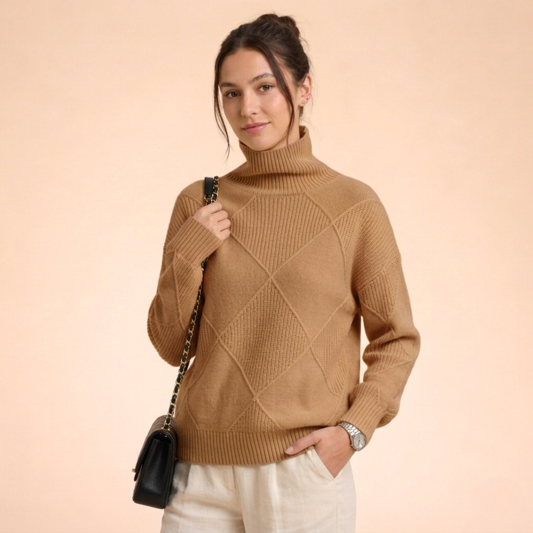 Lucy | Turtleneck Cashmere Sweater