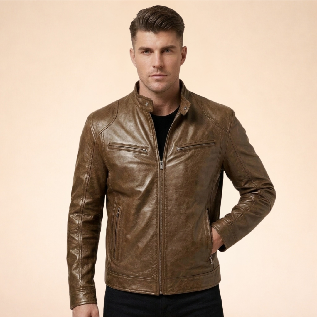 Benjamin | Versatile Men’s Leather Jacket