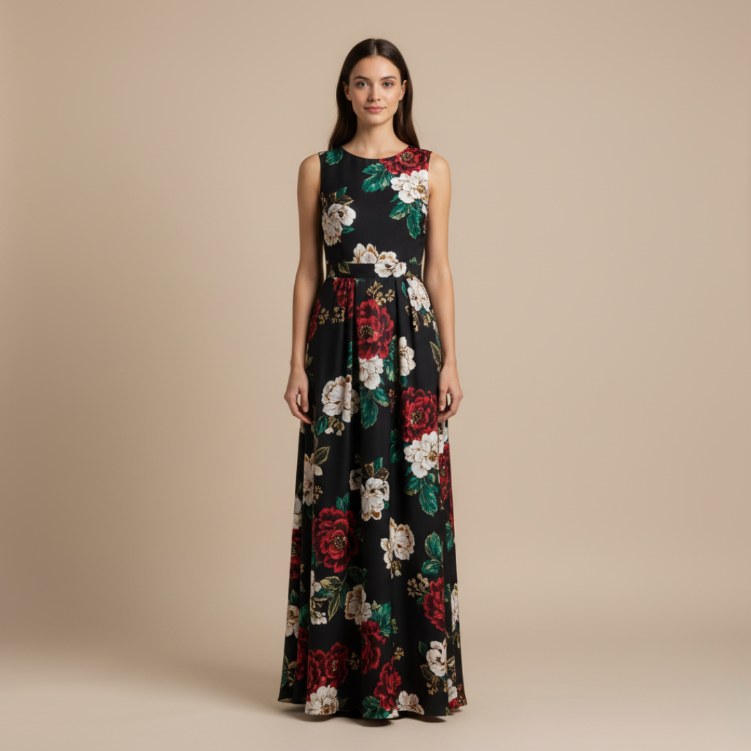 Sofia | Elegantes geblümtes Kleid