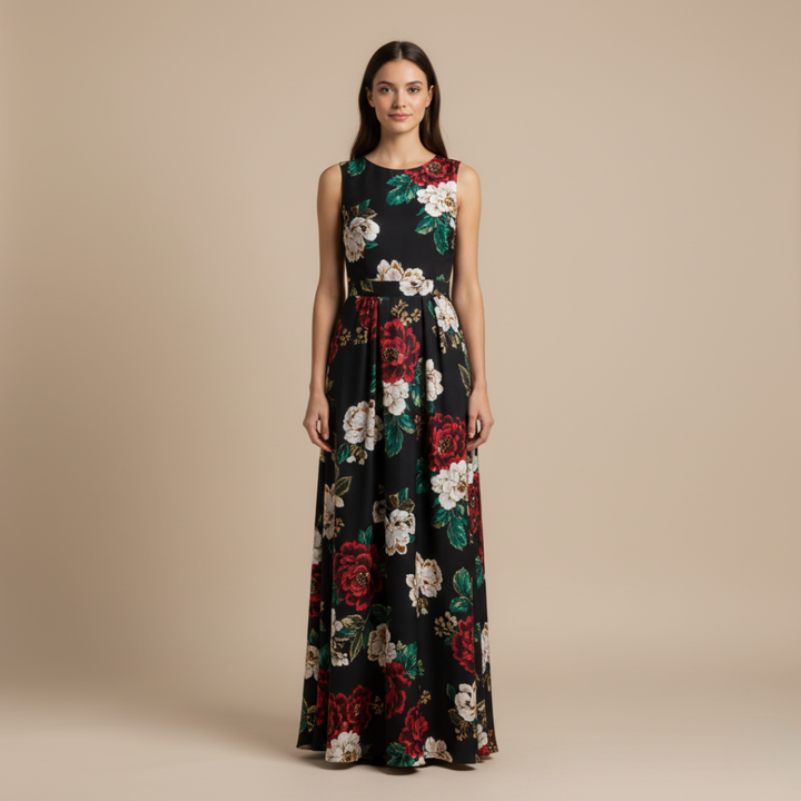 Sofia | Elegantes geblümtes Kleid