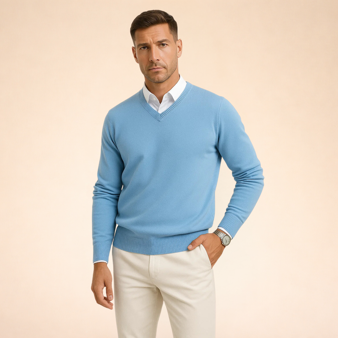 Noah | Kaschmir-V-Pullover
