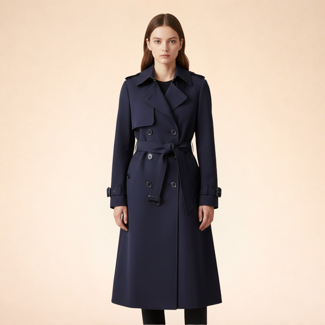 Serena | Klassischer Trenchcoat mit zeitloser Eleganz