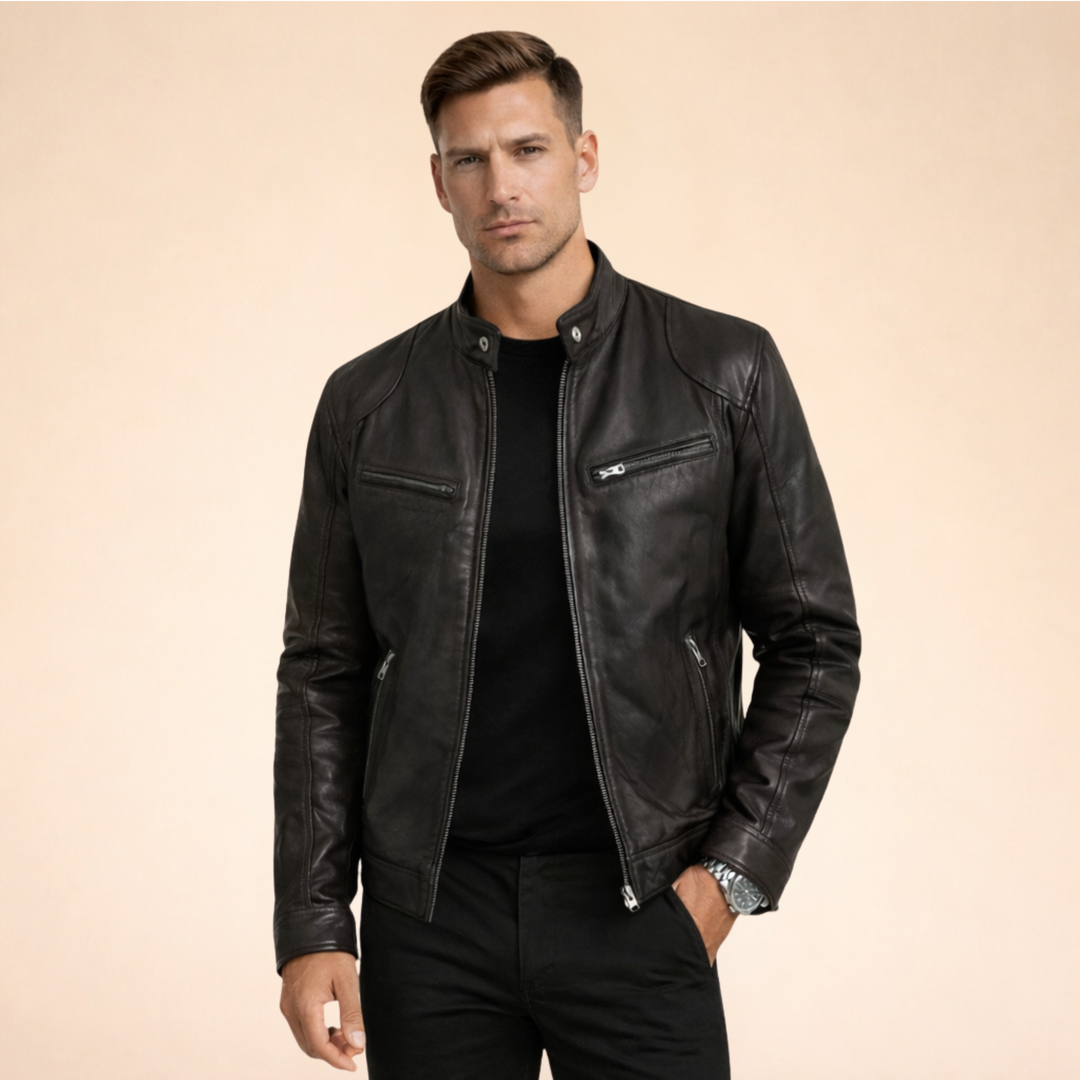 Benjamin | Versatile Men’s Leather Jacket
