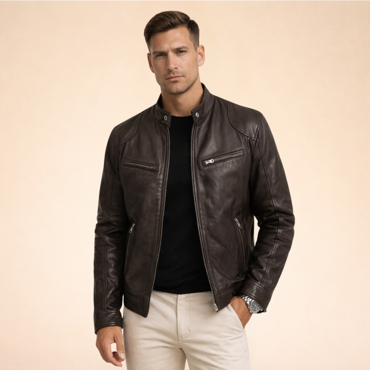 Benjamin | Versatile Men’s Leather Jacket
