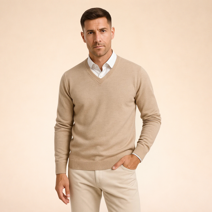 Noah | Kaschmir-V-Pullover