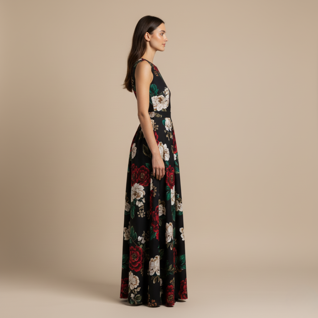 Sofia | Elegantes geblümtes Kleid