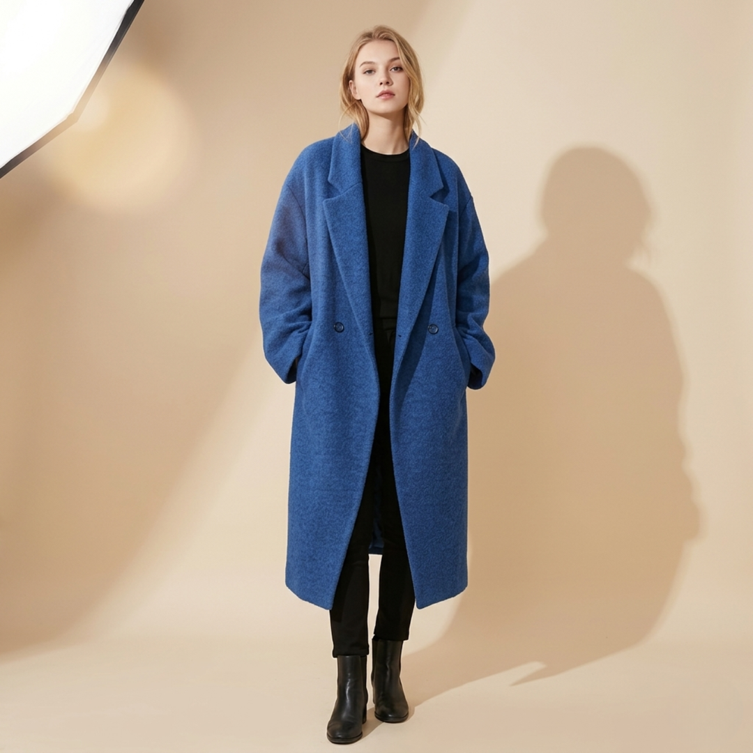 Kristi | Stylischer &amp; Oversized Winter Wollmantel