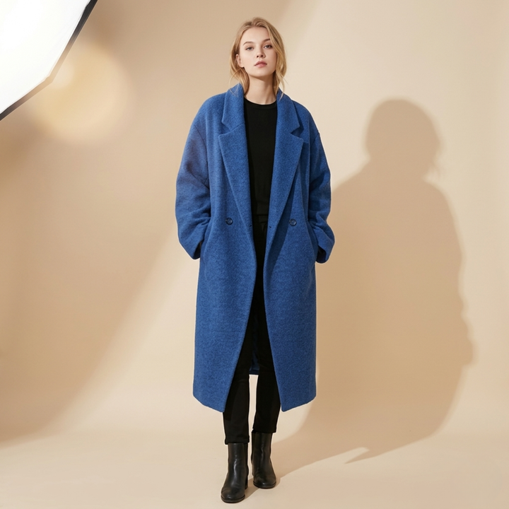 Kristi | Stylischer &amp; Oversized Winter Wollmantel