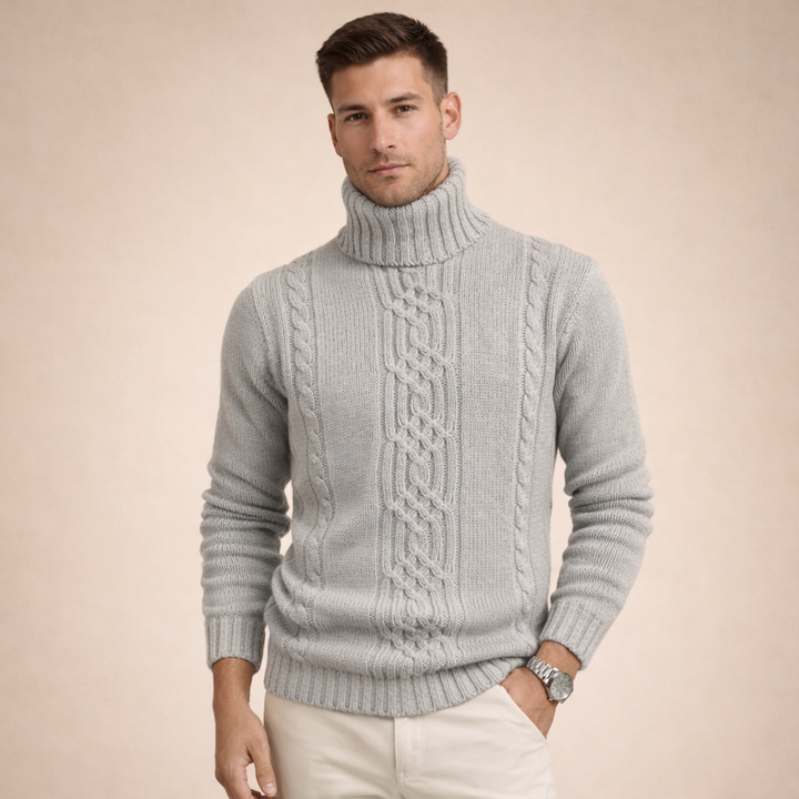 Julian | Stylischer und warmer Herren Rollkragenpullover