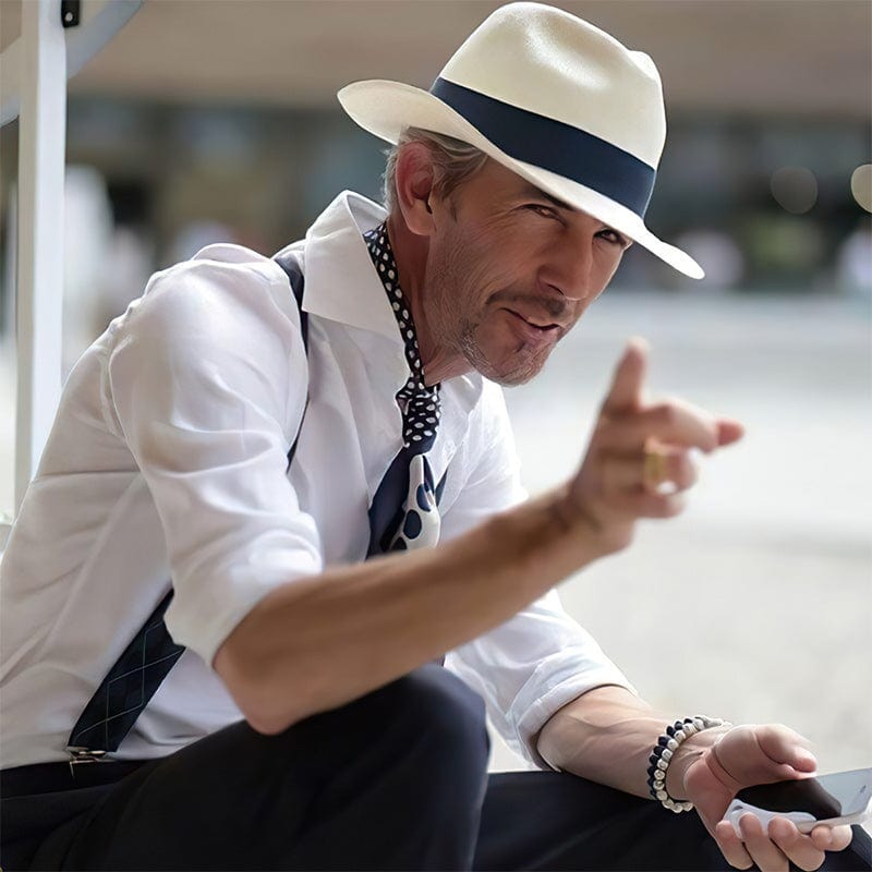 Garry | Eleganter Panama-Strohhut