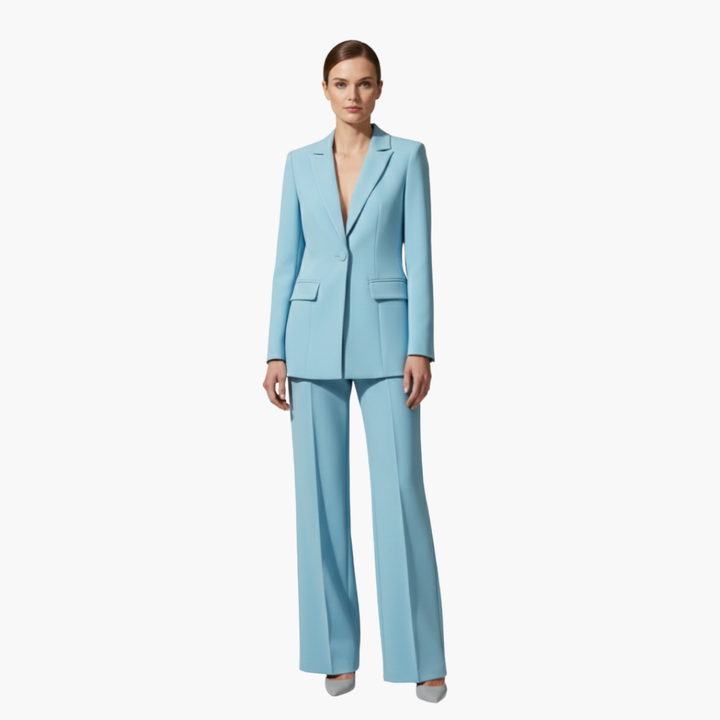 Valencia | Elegantes figurbetontes Hosenanzug-Set für Damen