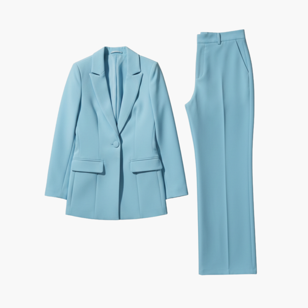 Valencia | Elegantes figurbetontes Hosenanzug-Set für Damen