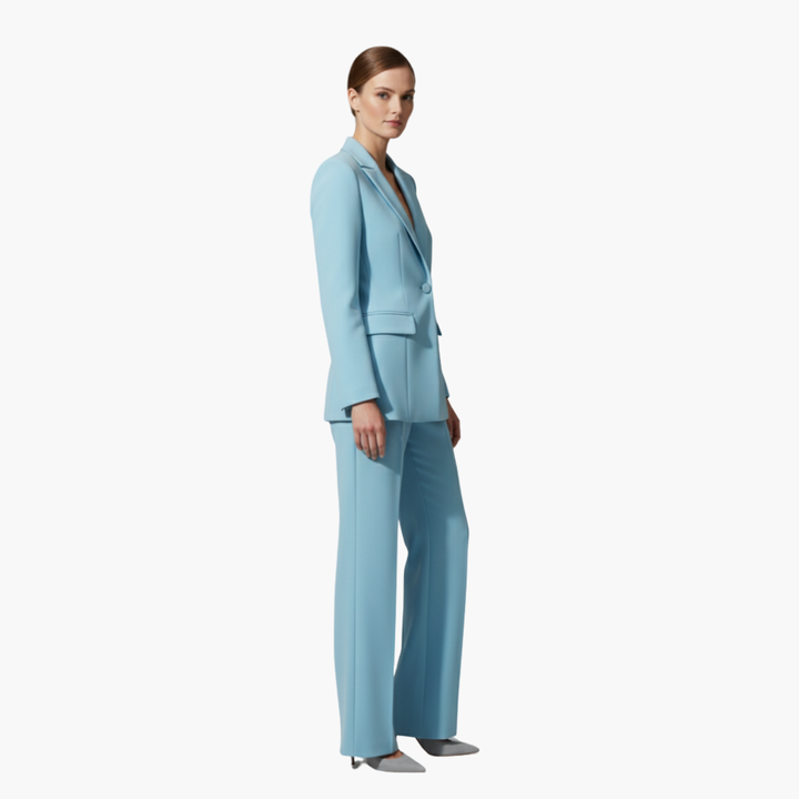 Valencia | Elegantes figurbetontes Hosenanzug-Set für Damen