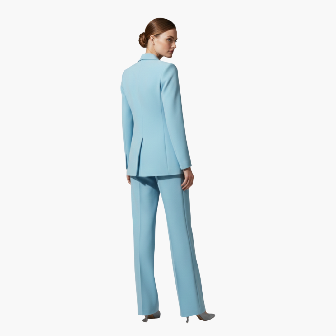 Valencia | Elegantes figurbetontes Hosenanzug-Set für Damen