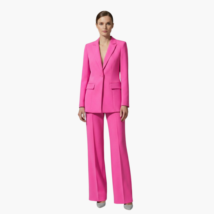 Valencia | Elegantes figurbetontes Hosenanzug-Set für Damen