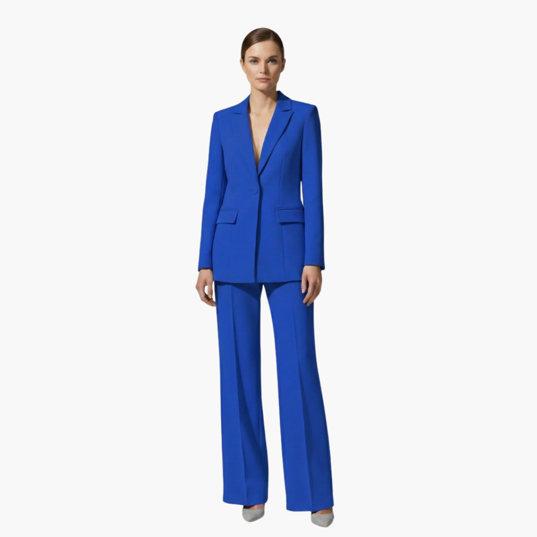 Valencia | Elegantes figurbetontes Hosenanzug-Set für Damen