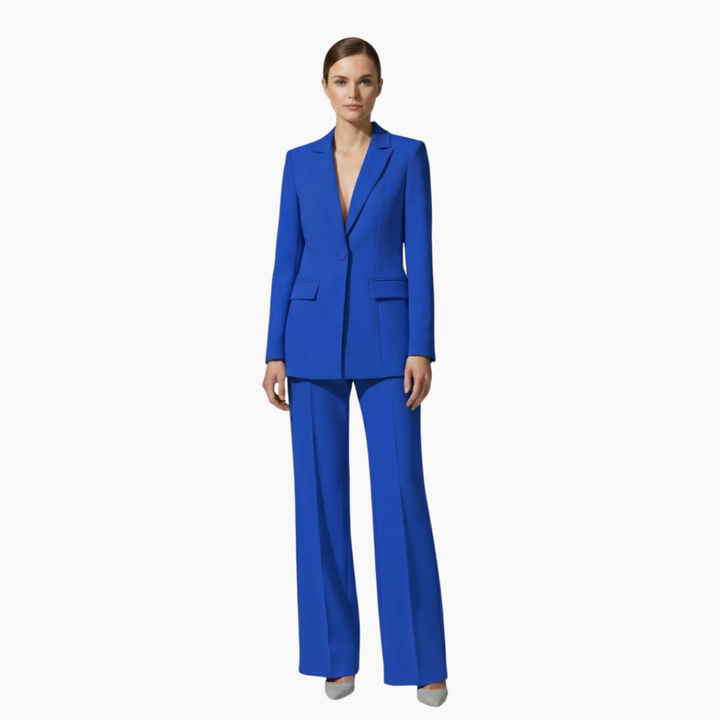 Valencia | Elegantes figurbetontes Hosenanzug-Set für Damen