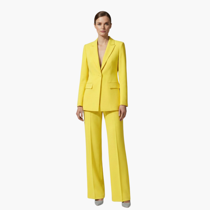 Valencia | Elegantes figurbetontes Hosenanzug-Set für Damen