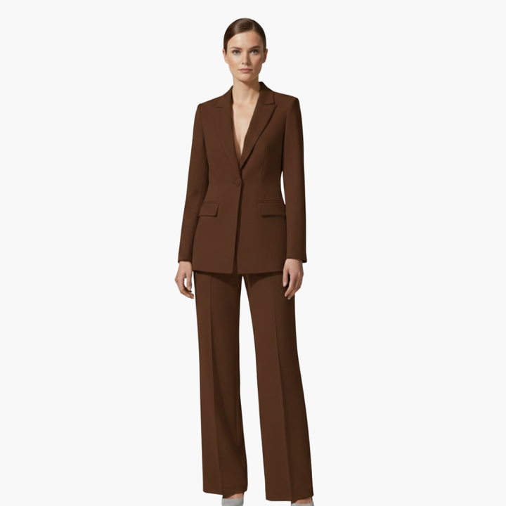 Valencia | Elegantes figurbetontes Hosenanzug-Set für Damen