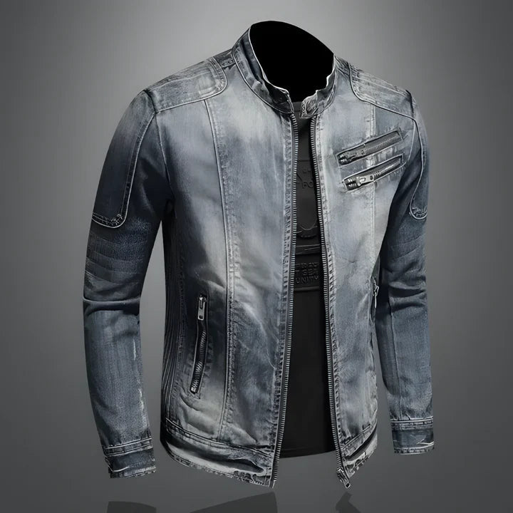 Alexo | Stylish Retro Mens Denim Jacket