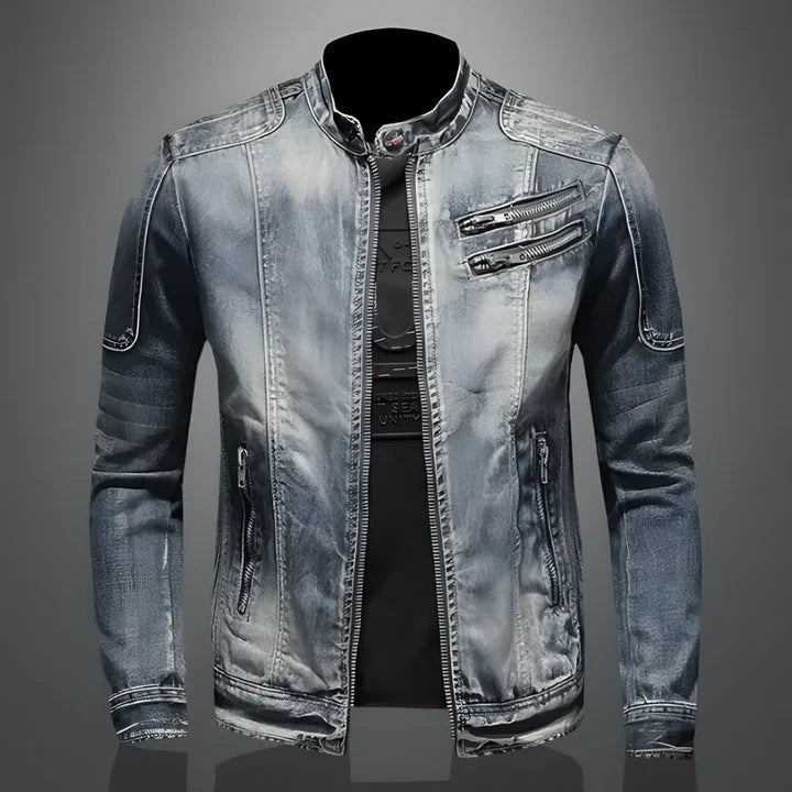 Alexo | Stylish Retro Mens Denim Jacket
