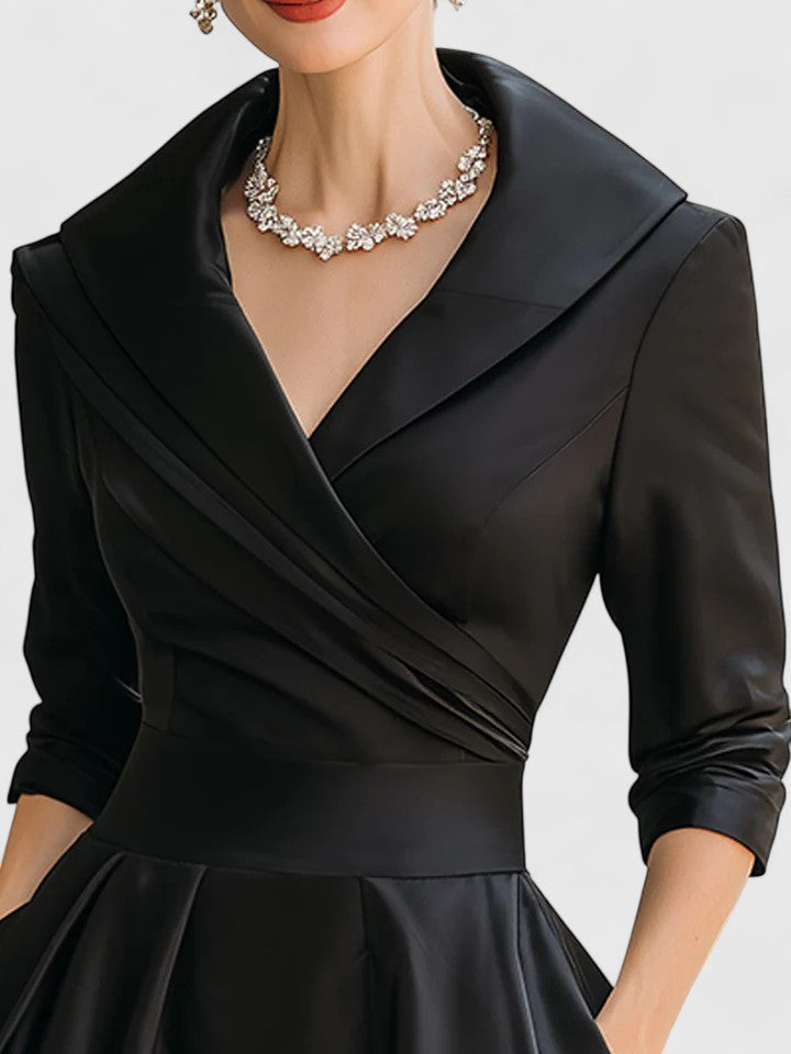 Serena | Elegant Longuette Midi Dress