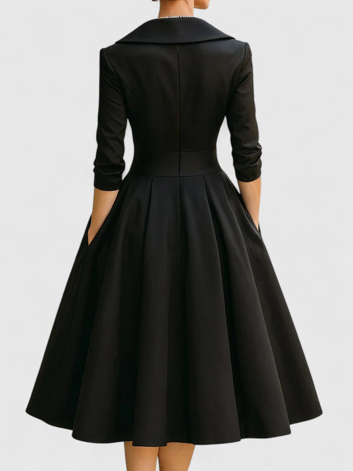 Serena | Elegant Longuette Midi Dress